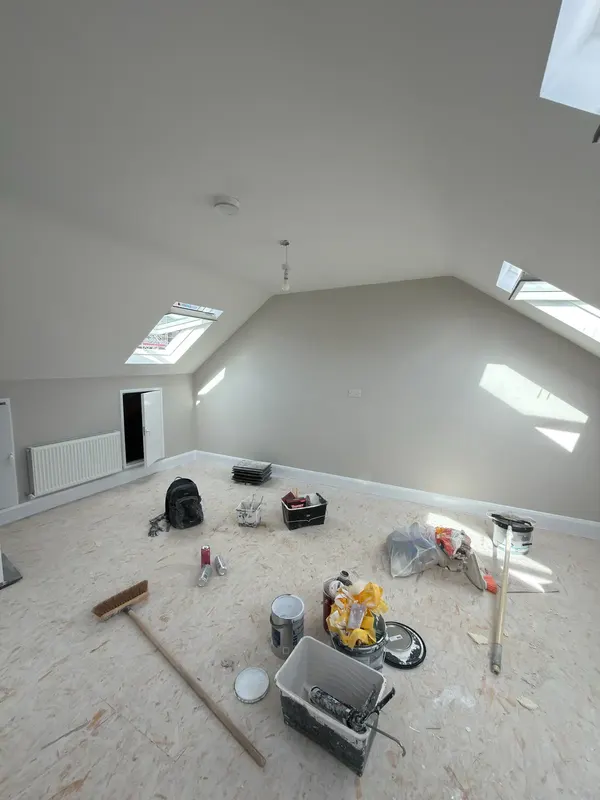 Attic Conversions work by Scott Long Painting and Decorating in Cork
