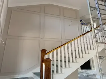 New build hall, stairs and landing decorated in Cork